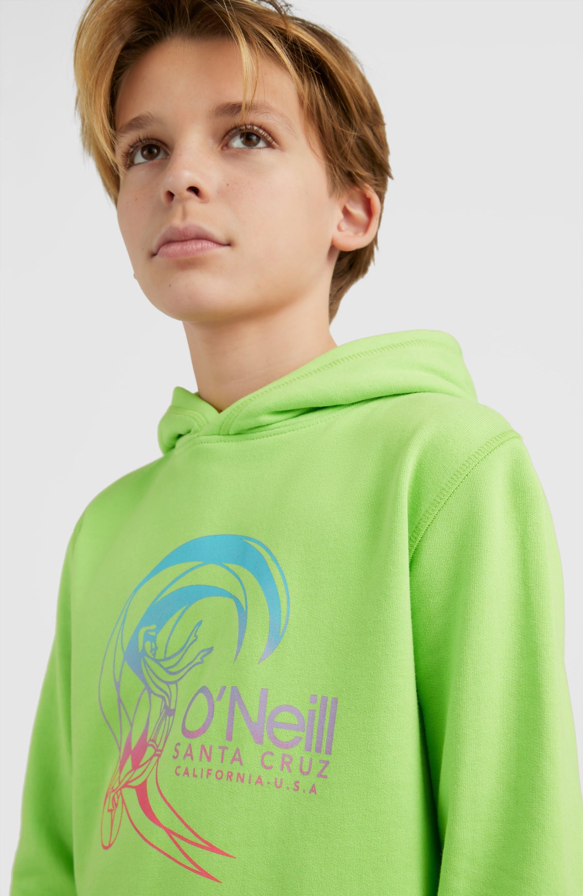 Green fluo hoodie best sale