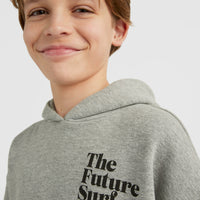 Future Surf Hoodie | Silver Melee