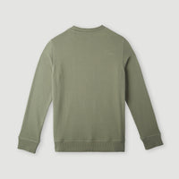 Surf State Crew Sweatshirt | Deep Lichen Green