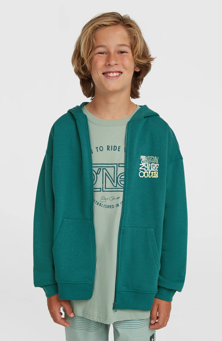 Graphic Full-Zip Hoodie | Botanical Heat