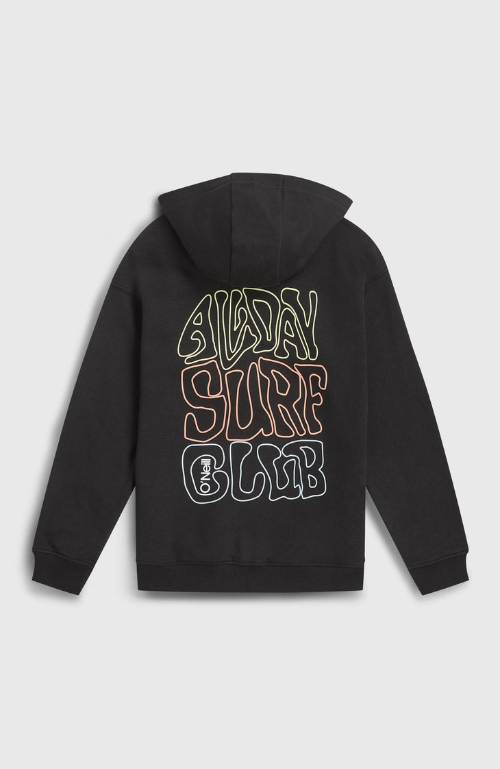 Graphic Full-Zip Hoodie | Black Out