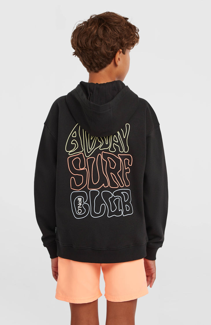 Graphic Full-Zip Hoodie | Black Out