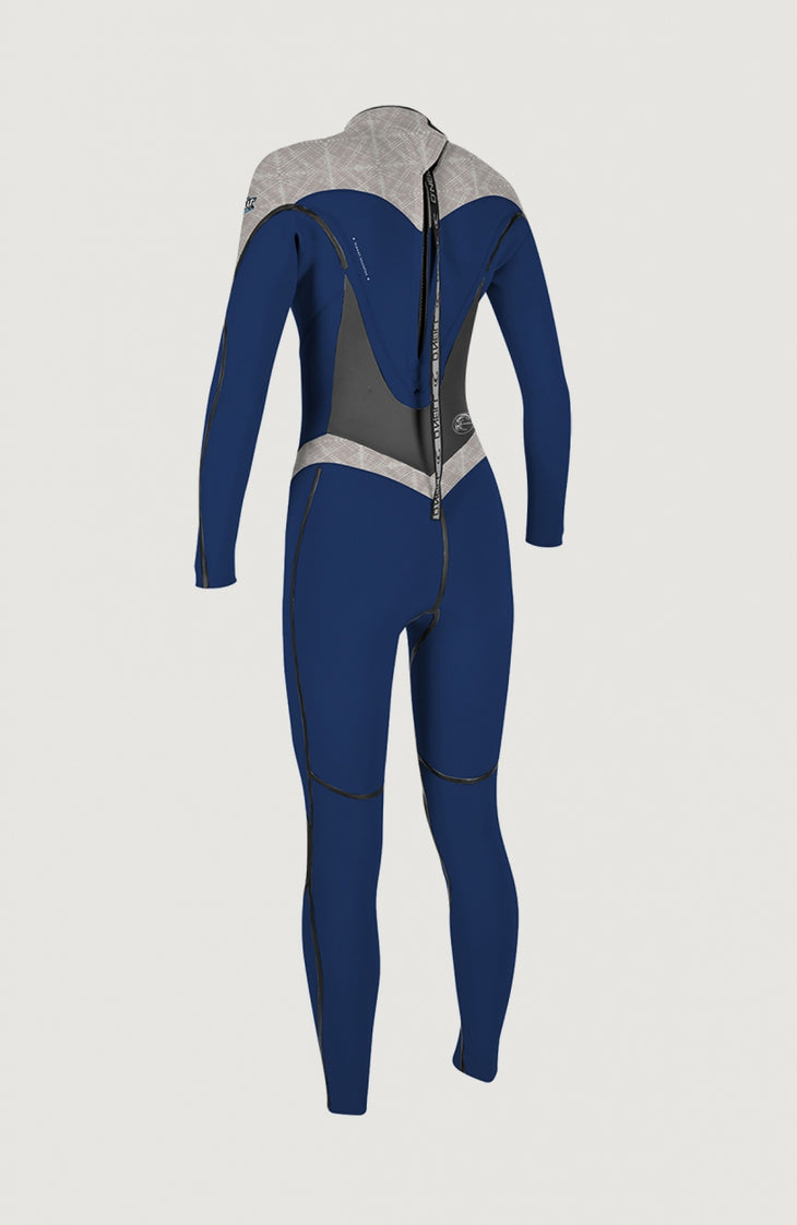 Flair Back Zip 4/3mm Full Wetsuit | Dark Blue