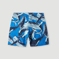 Cali Print 13'' Swim Shorts | Blue Whales