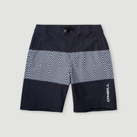 Cali Block 13'' Swim Shorts | Black & White SNSC