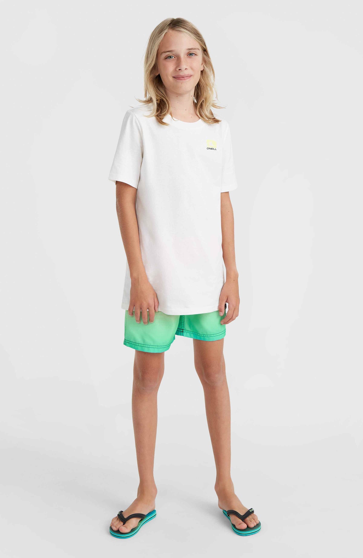 Jack O'Neill Cali Gradient 14'' Swim Shorts | Living Coral Simple Gradient Panel