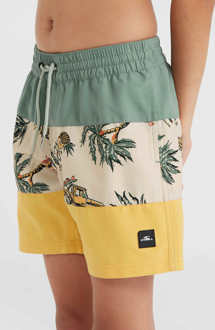 Mix and Match Cali Block 13'' Swim Shorts | Beige Venice Beach