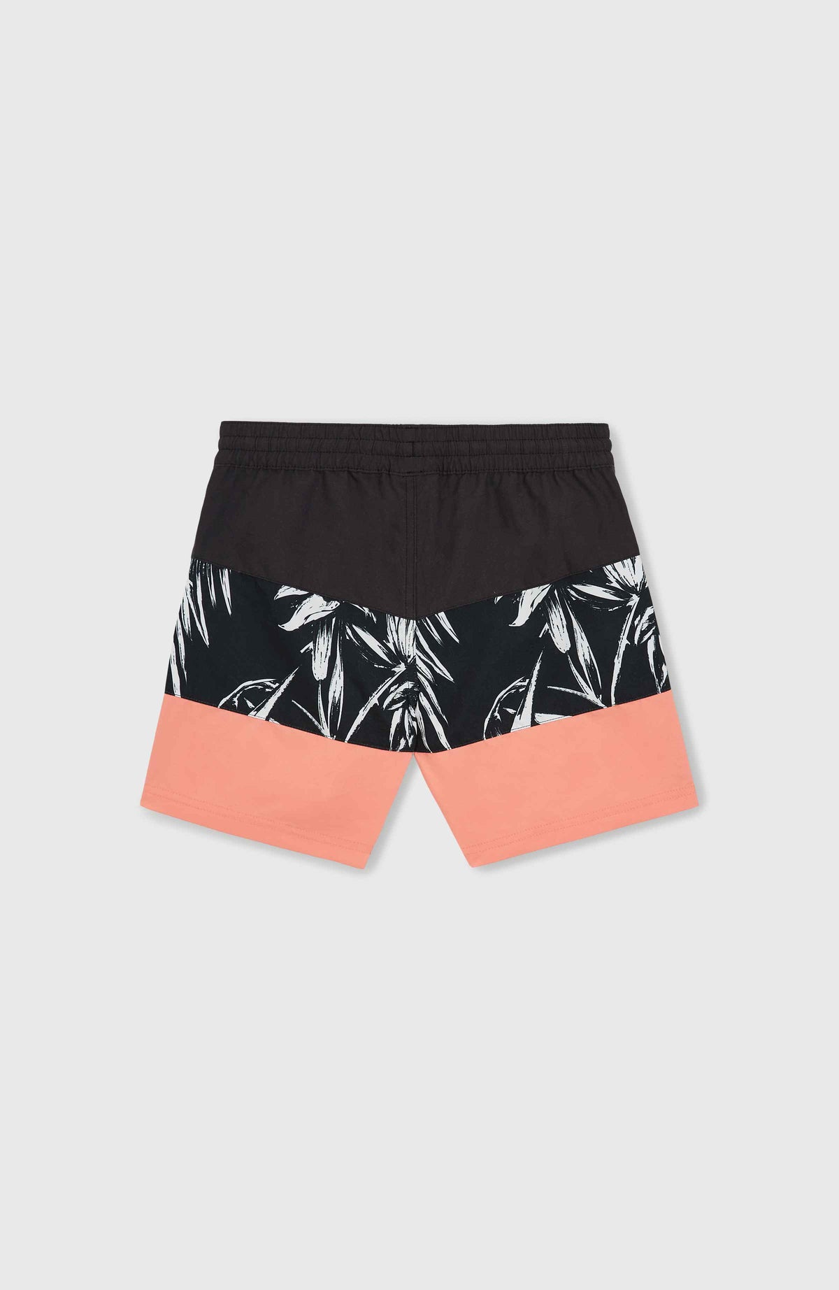 Mix and Match Cali Block 13'' Swim Shorts | Black/White Tonal Tropicana