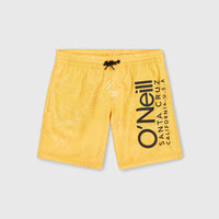 Mix and Match Cali Floral 14'' Swim Shorts | Yellow Tonal Tropicana