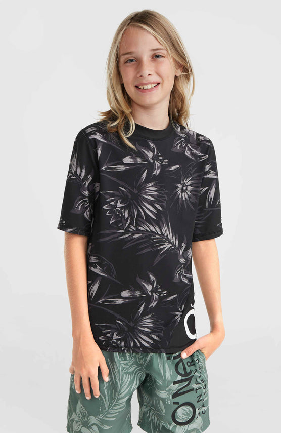 Mix and Match Crazy Short Sleeve Skin | Black Tonal Tropican