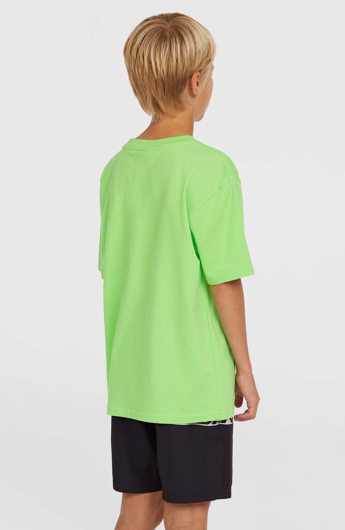 Cali Stripe 14'' Swim Shorts | Green Upside Down