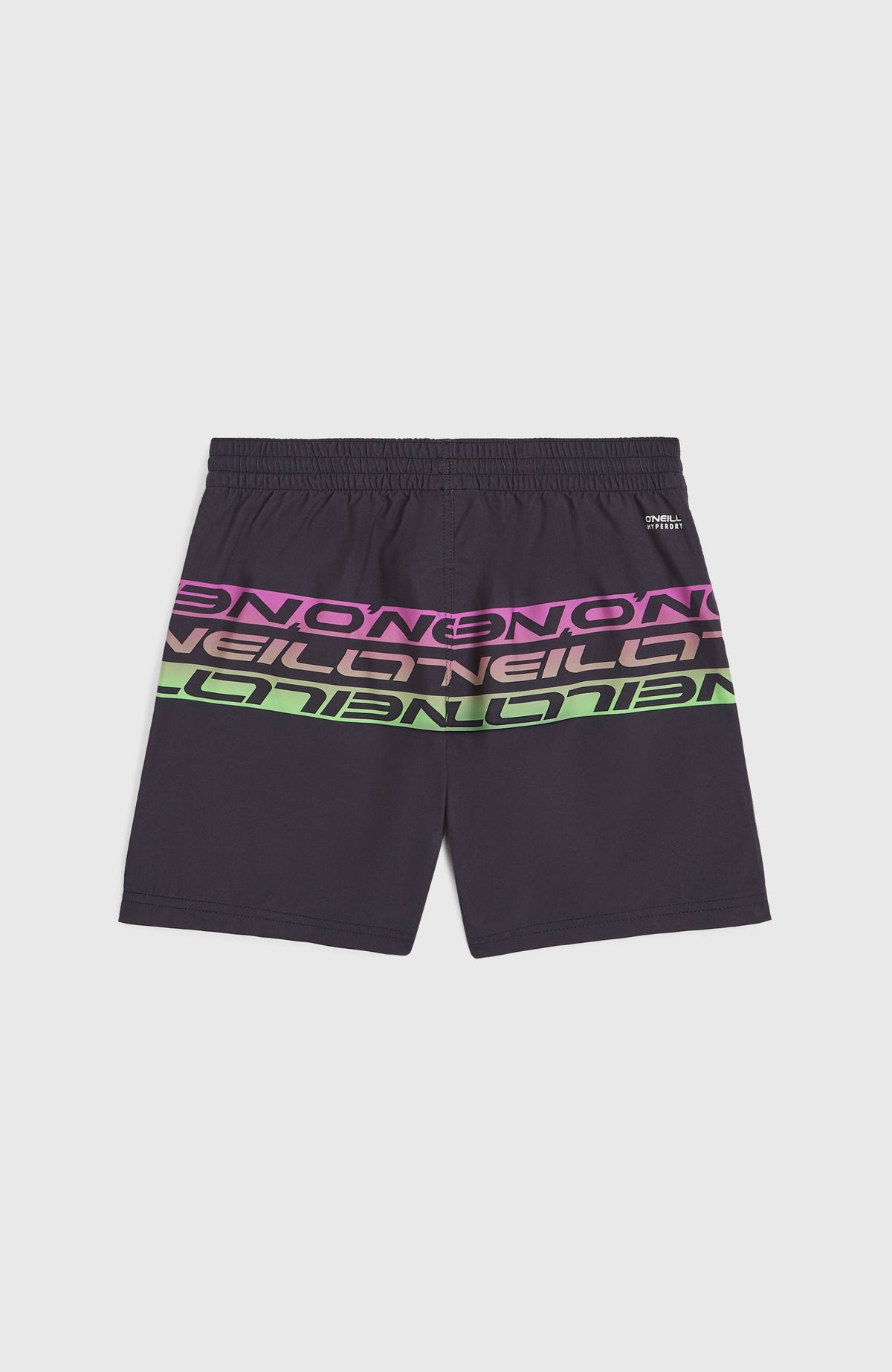 Cali Stripe 14'' Swim Shorts | Black Upside Down