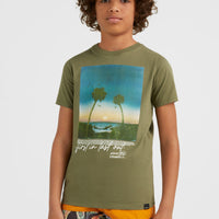 Loren T-Shirt | Deep Lichen Green