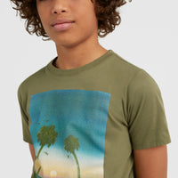 Loren T-Shirt | Deep Lichen Green