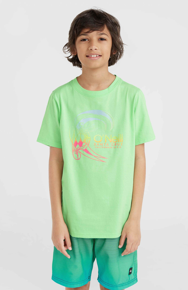 Sweat O'Neill Pour Fille - Couleur Turquoise - Taille 16 Ans - Manches Longues, Col Rond, Imprimé Surfer