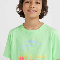 Circle Surfer T-Shirt | Neon Green