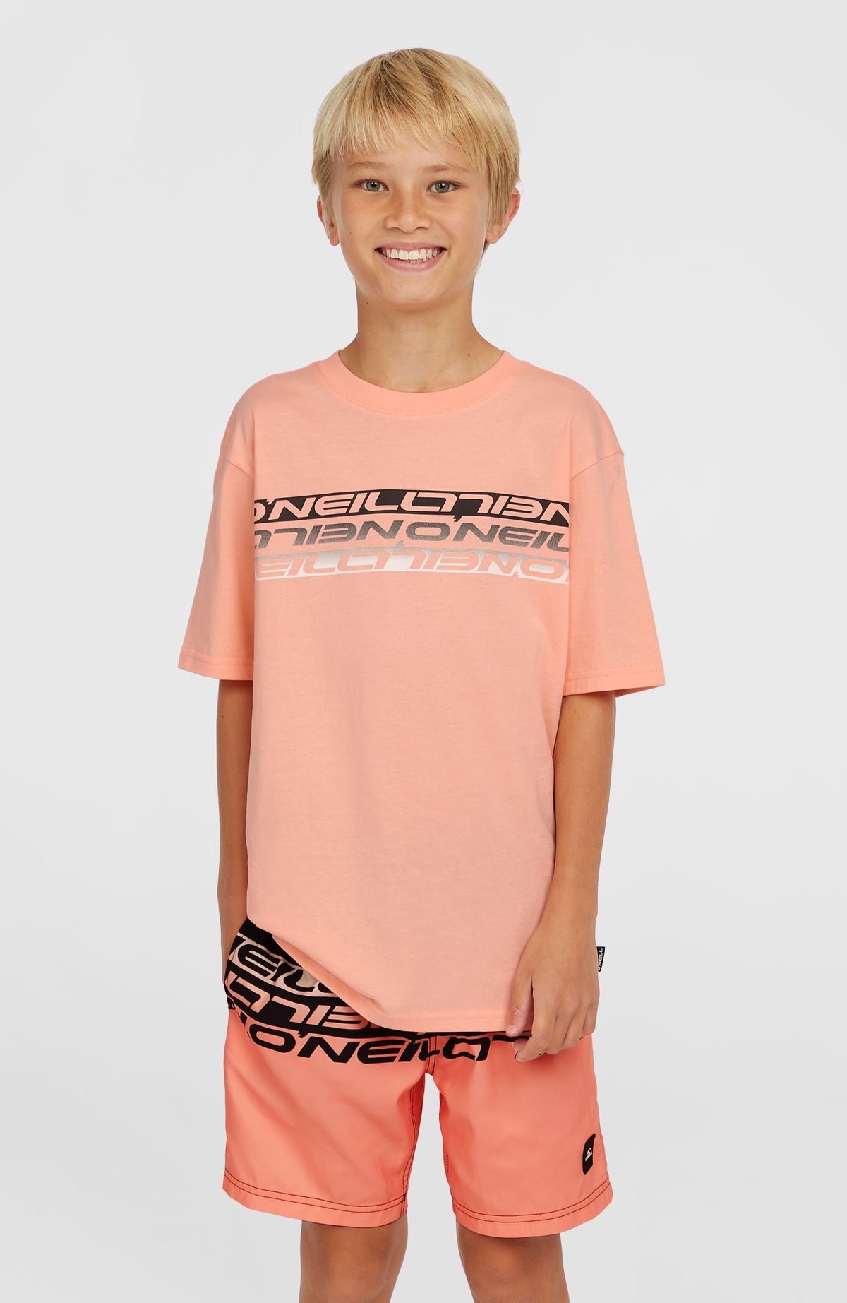 Stripe T-Shirt | Coral Pop