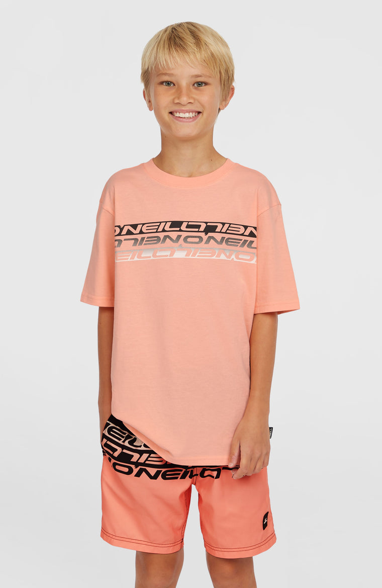 Stripe T-Shirt | Coral Pop
