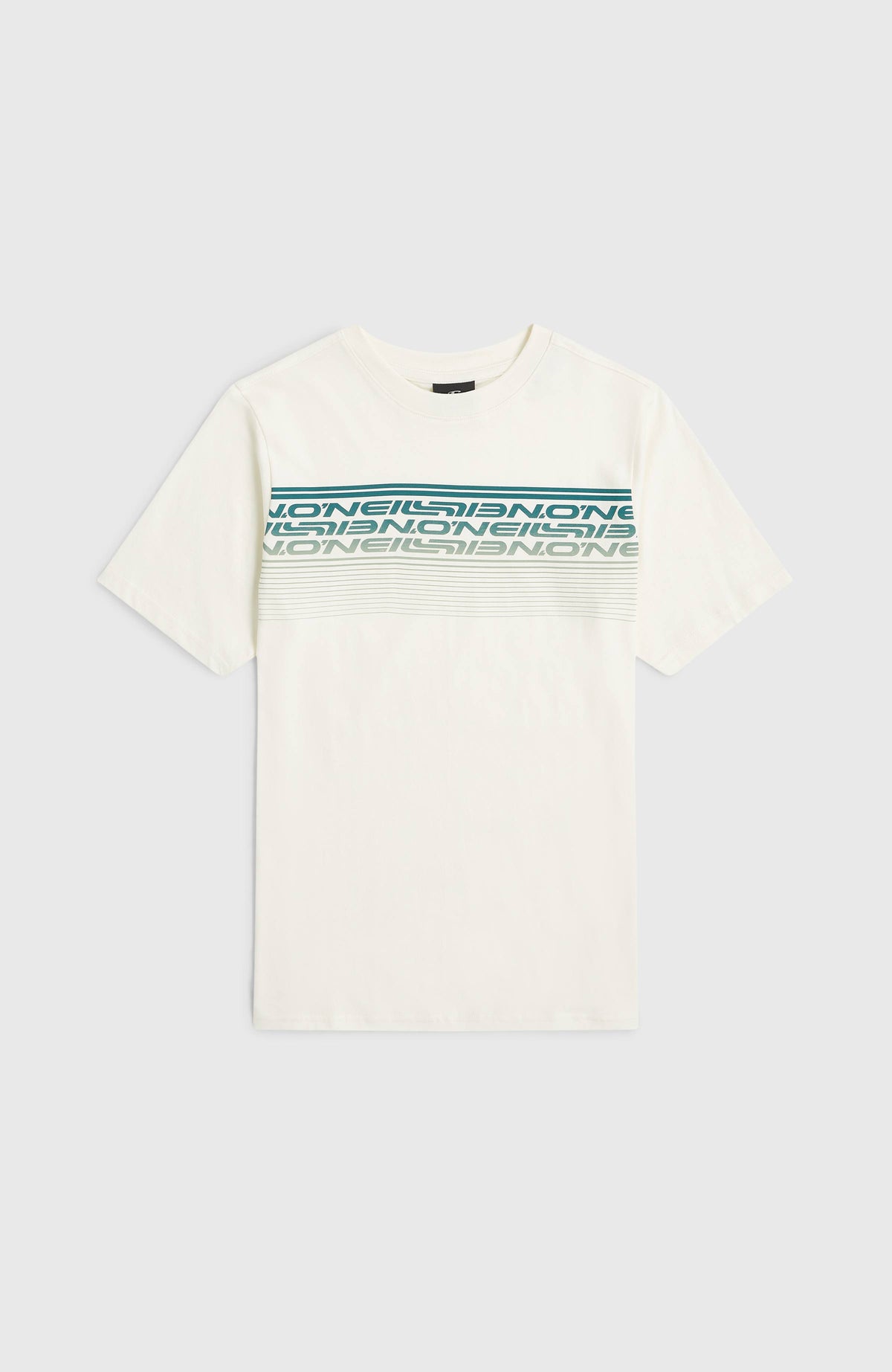 O'Neill Logo Stripe T-Shirt | Snow White