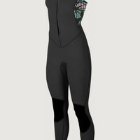 Bahia 1.5mm Front Zip Sleeveless Full Wetsuit | Black