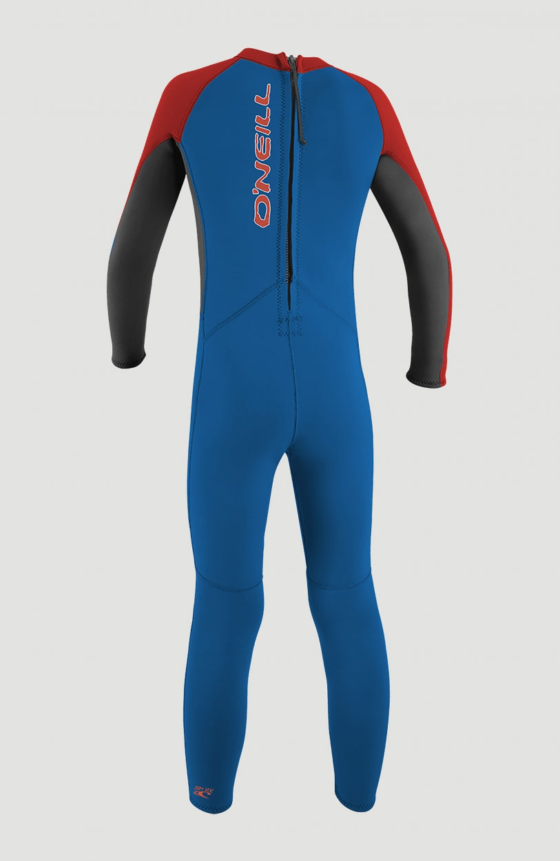 Reactor-2 2mm Back Zip Full Wetsuit | OCEAN/GRAPH/RED