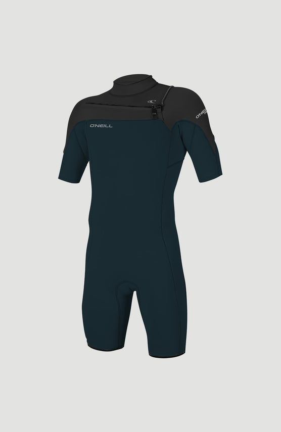 Hammer 2mm Chest Zip Shortsleeve Spring Wetsuit | SLATE/BLACK/BLACK