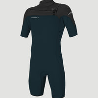 Hammer 2mm Chest Zip Shortsleeve Spring Wetsuit | SLATE/BLACK/BLACK