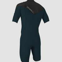 Hammer 2mm Chest Zip Shortsleeve Spring Wetsuit | SLATE/BLACK/BLACK