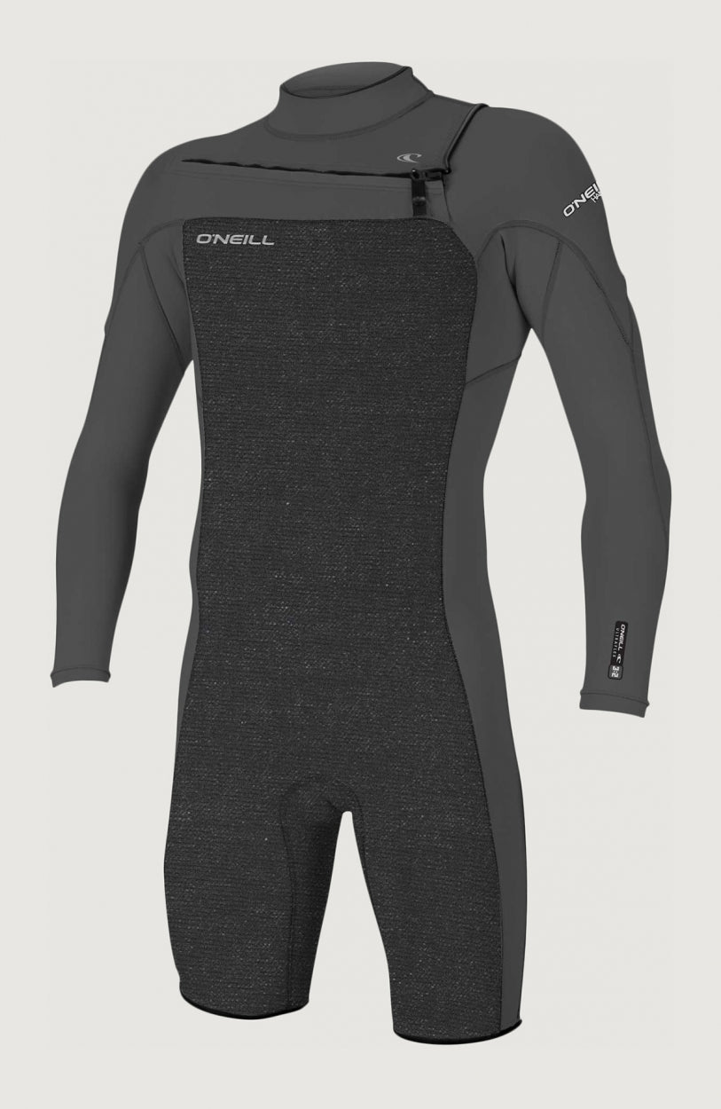 Hammer 2mm Chest Zip Long Sleeve Spring Wetsuit | Dark Grey