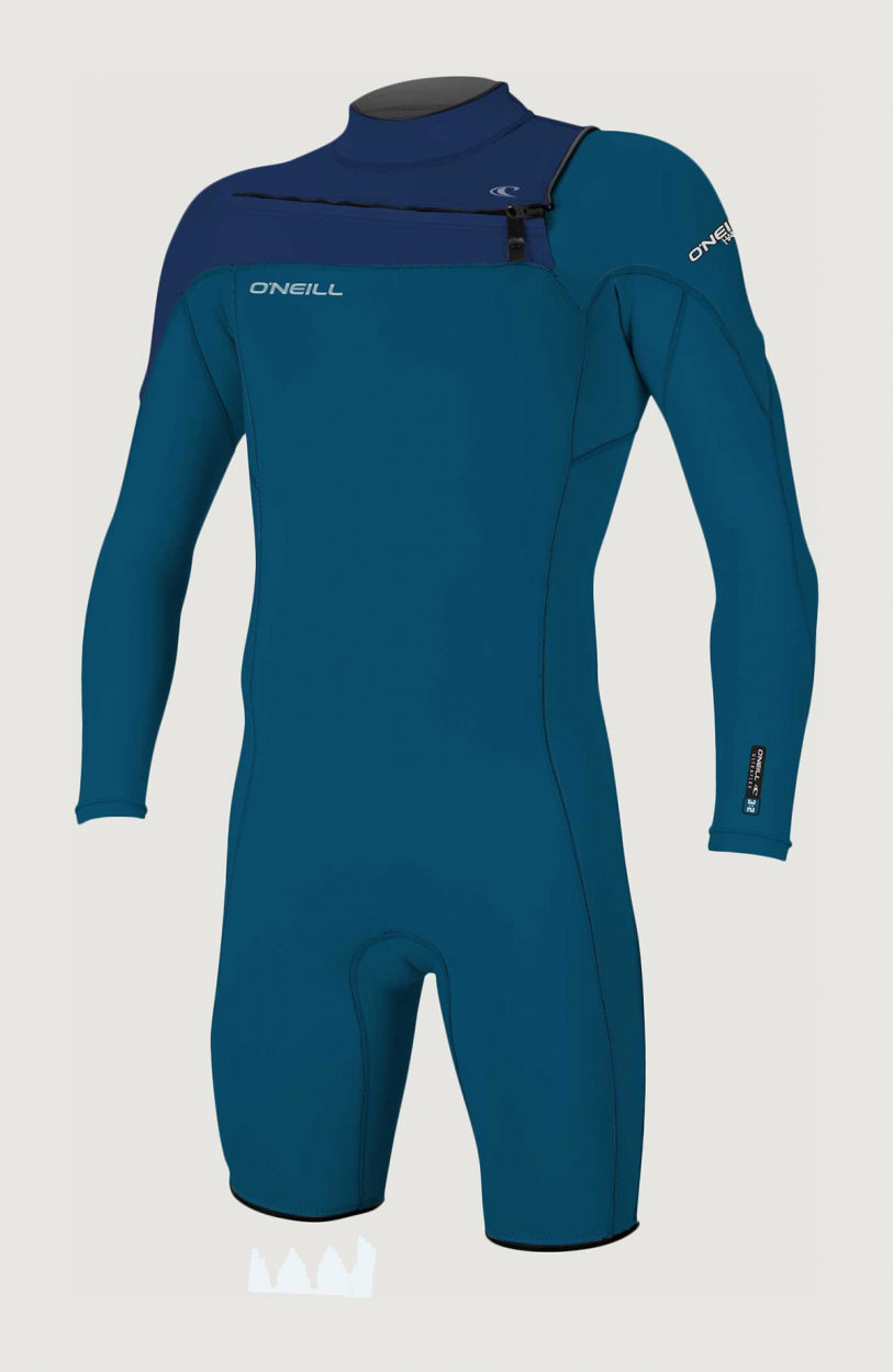 Hammer 2mm Chest Zip Long Sleeve Spring Wetsuit | Blue