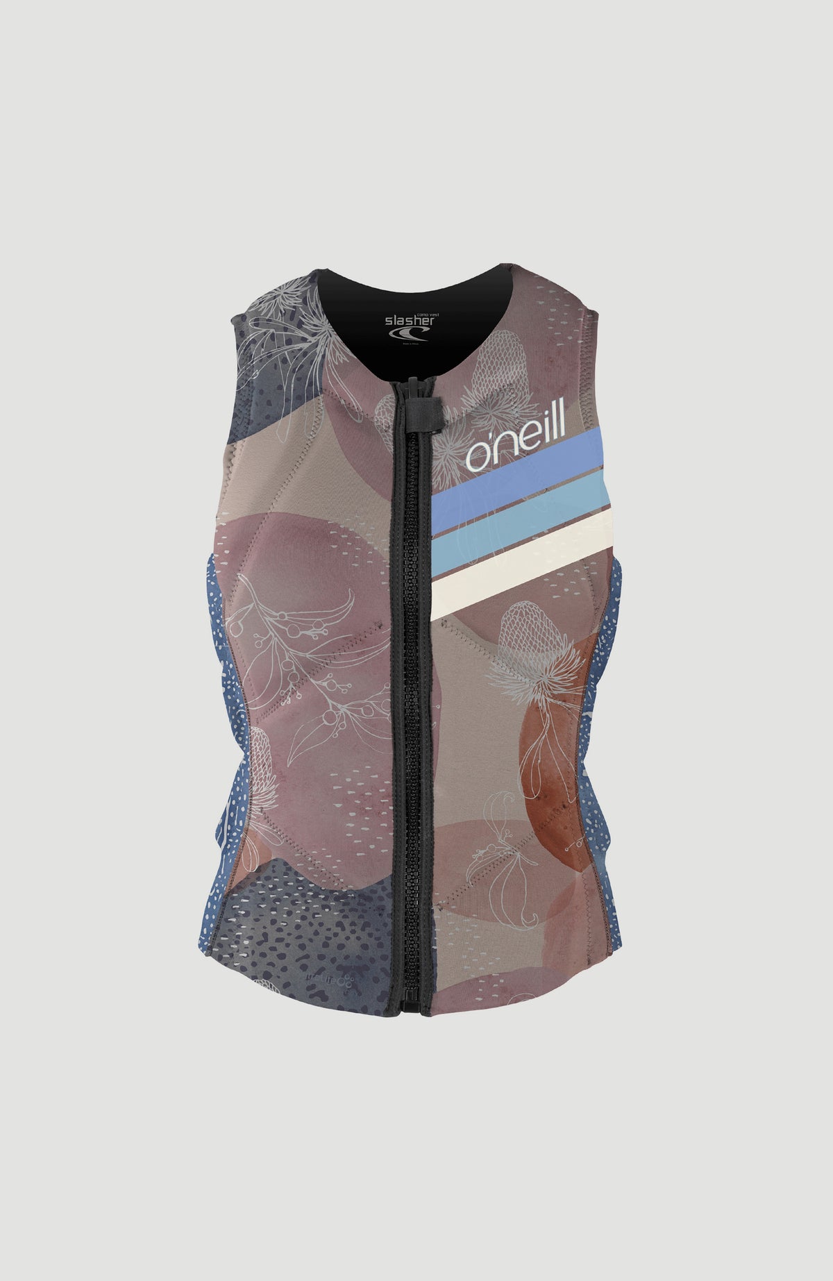 Slasher Comp Vest Girls | DESERT BLOOM/DRIFT BLUE