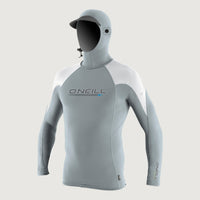 O'Zone Long Sleeve Crew Skin with Hood | Grey