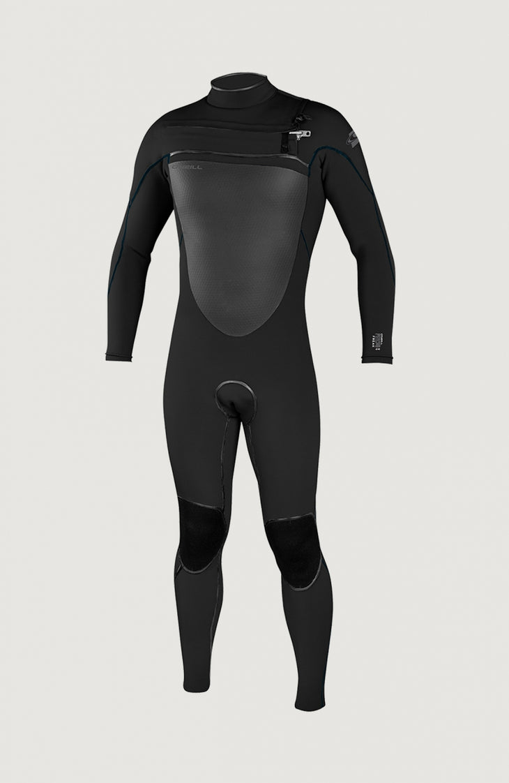 Psycho Freak Chest Zip 3/2mm Full Wetsuit | Black