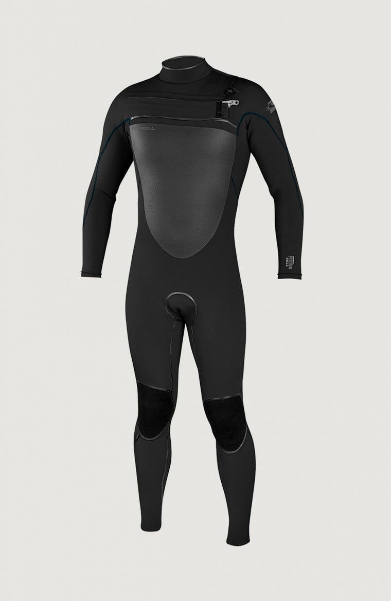 Psycho Freak Chest Zip 3/2mm Full Wetsuit | Black