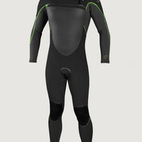 Psycho Freak Chest Zip 4/3mm Full Wetsuit | Black