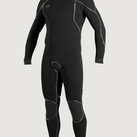 Psycho One Back Zip 4/3mm Full Wetsuit | BLACK/BLACK