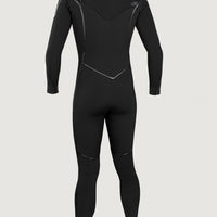 Psycho One Chest Zip 4/3mm Full Wetsuit | BLACK/BLACK