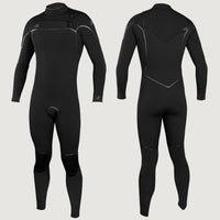 Psycho One Chest Zip 4/3mm Full Wetsuit | BLACK/BLACK