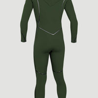 Psycho One Chest Zip 4/3mm Full Wetsuit | DG Dark Green