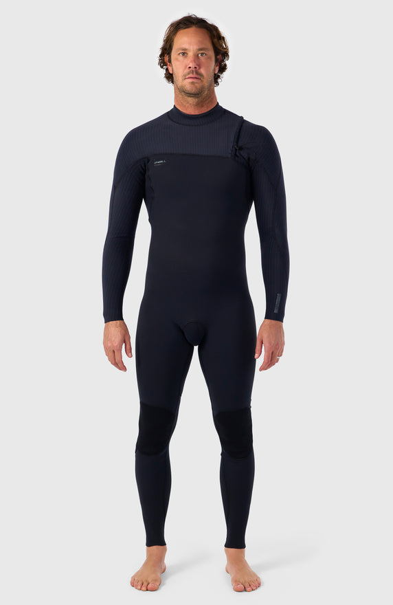 Hyperfreak Fire 4/3mm Back Zip Full Wetsuit | BLACK/BLACK