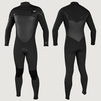 Psycho Freak Chest Zip 5/4mm Full Wetsuit | Black