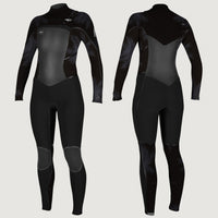 Psycho Tech Chest Zip 5/4mm Full Wetsuit | Black