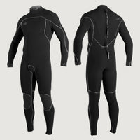 Psycho One Back Zip 5/4mm Full Wetsuit | BLACK/BLACK