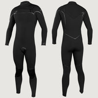 Psycho One Chest Zip 5/4mm Full Wetsuit | BLACK/BLACK