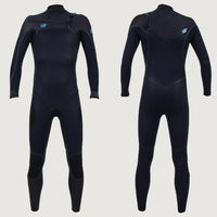 Psycho One Chest Zip 5/4mm Full Wetsuit | Black