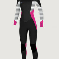 O'Riginal Chest Zip 4/3mm Full Wetsuit | Dark Pink