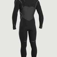 Psycho Tech Chest Zip 4/3mm Full Wetsuit | BLACK/BLACK