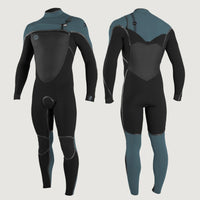 Psycho Tech Chest Zip 5/4mm Full Wetsuit | Black