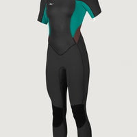 Bahia 2mm Back Zip Short Sleeve Full Wetsuit | Light Green