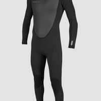 Reactor-2 3/2mm Back Zip Full Wetsuit | BLACK/BLACK